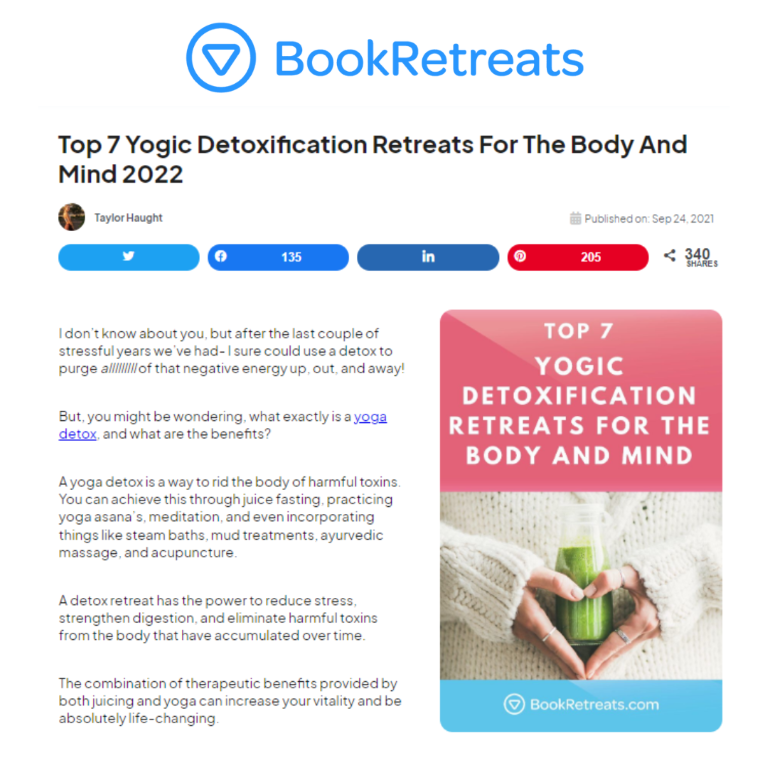 Top 7 Yoga Detox Retreats