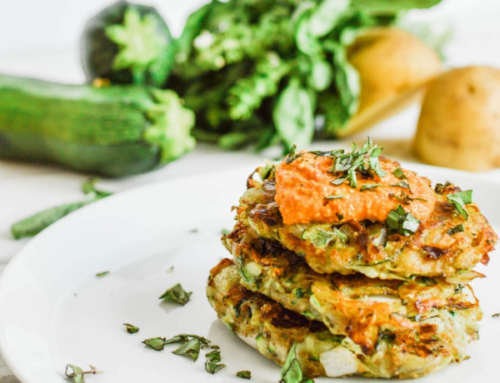 Healthy Courgette Fritters